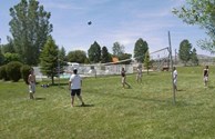 Enjoy our Volleyball Area