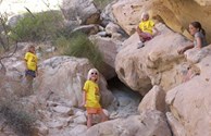 Kids Enjoy Hiking at Josie's Cabin