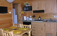Kitchen inside the lodge