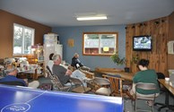 Enjoying the Game in Our Rec Room