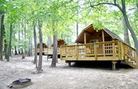 Camping Cabins with Decks