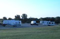 Our pull-thru sites north of the pond
