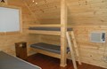 Interior of our one room cabin
