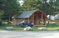 Motorcycle and Kamping Kabin