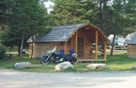 Motorcycle and Kamping Kabin