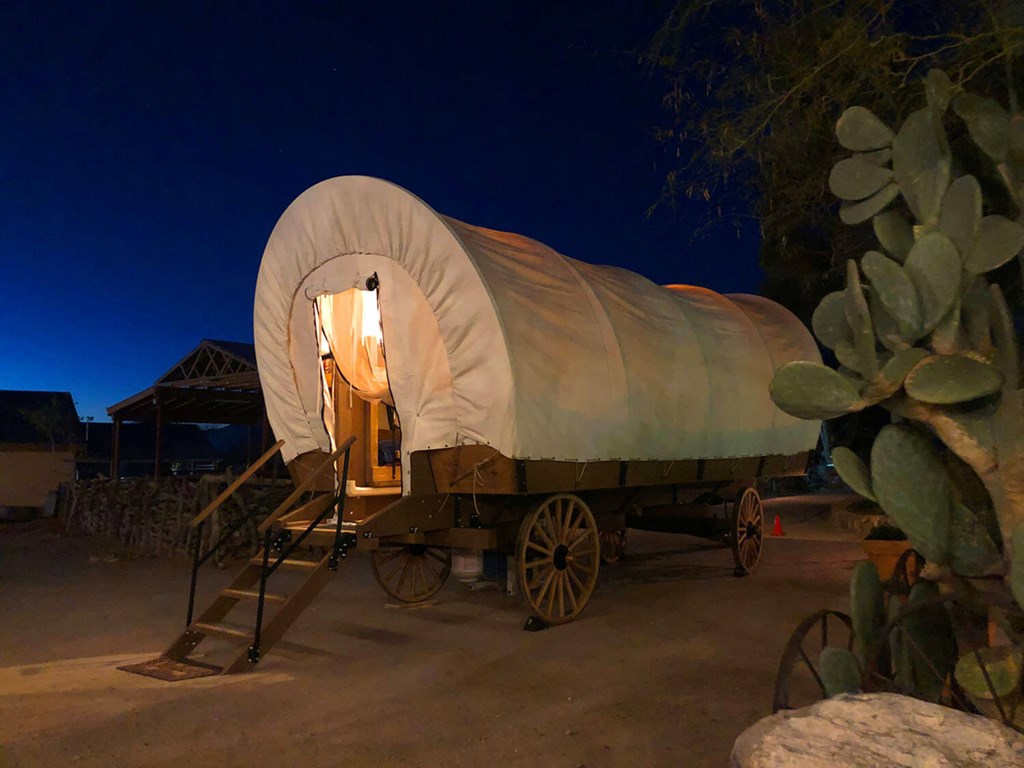 Adventures in Glamping: Sleep in an Authentic Covered Wagon