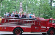 Wet Fire Truck Ride