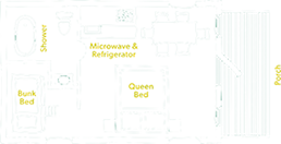 Deluxe Cabin Floor Plan - 4 Deluxe Cabin Floor Plan - 4