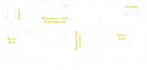 Deluxe Cabin Floor Plan - 6 Deluxe Cabin Floor Plan - 6