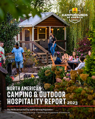 2023 North American Camping & Outdoor Hospitality Report Cover