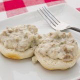 Sausage Gravy and Biscuits