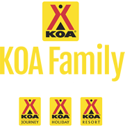 KOA Family of Campgrounds Logo