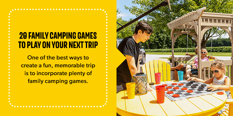 Camping Games For Families Kids Games For Camping Trips Koa Camping Blog