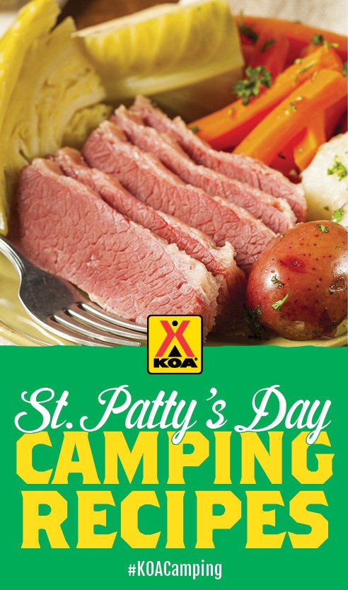 St. Patty's Day Camping Recipes #KOACamping