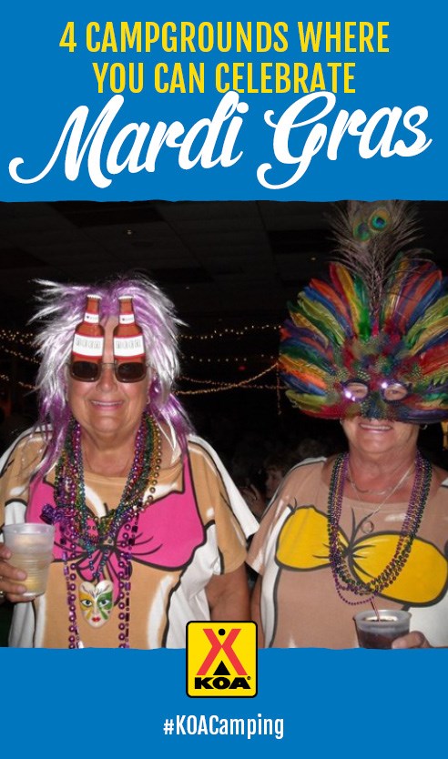 4 Campgrounds Where You Can Celebrate Mardi Gras #KOACamping