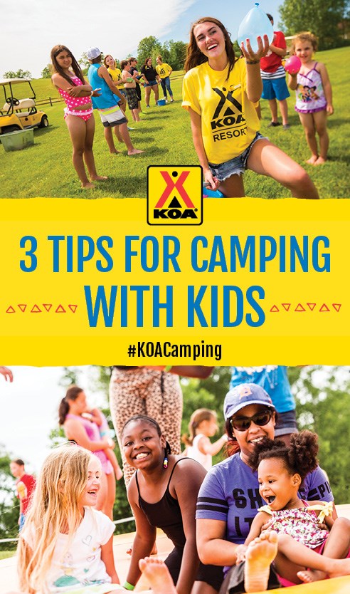3 Tips for Camping With Kids #KOACamping