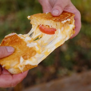Crispiest Grilled Cheese Ever | Camping Recipe Image