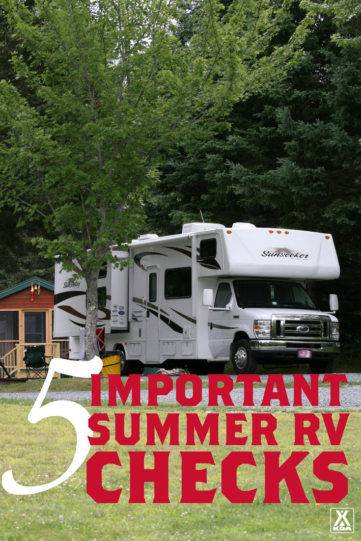 5 Important Summer RV Checks