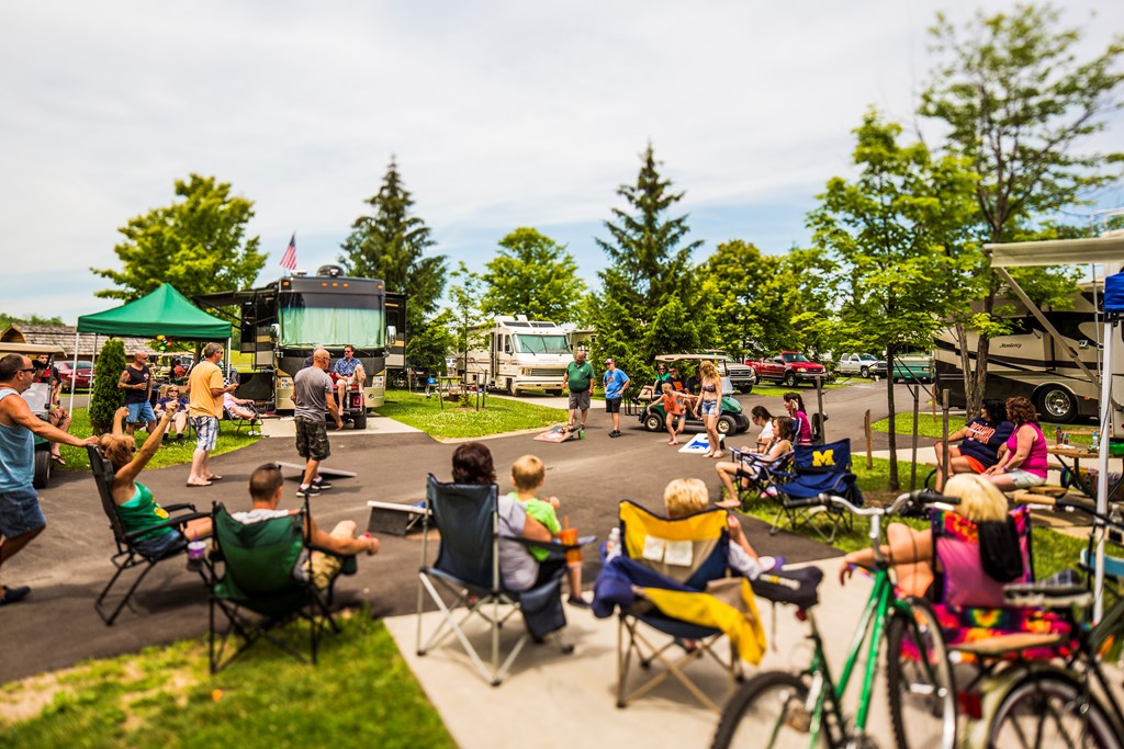 Group Camping with Rvs