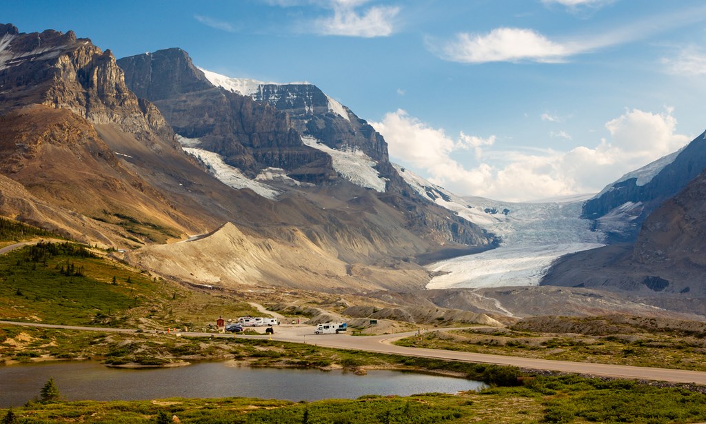 Athabasca Glacier and Columbia Icefield, Alberta, Canada