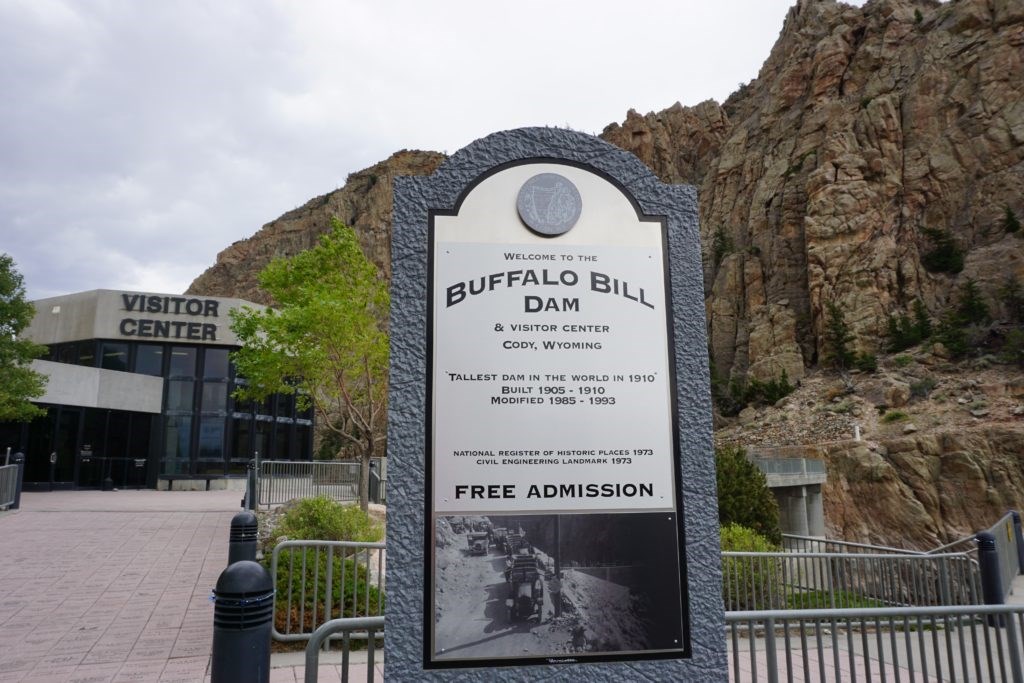 Buffalo Bill Dam in Cody, WY