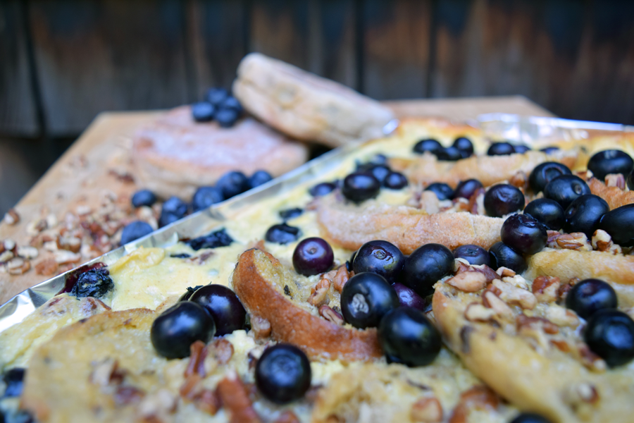 Blueberry English Muffin French Toast