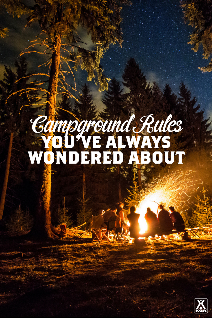Campground Rules You've Always Wondered About - get the 'why' behind common campground rules