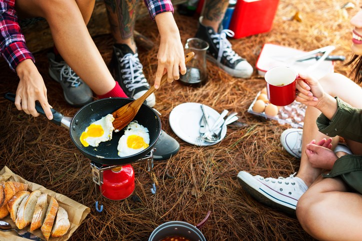 Camping Grocery Shopping