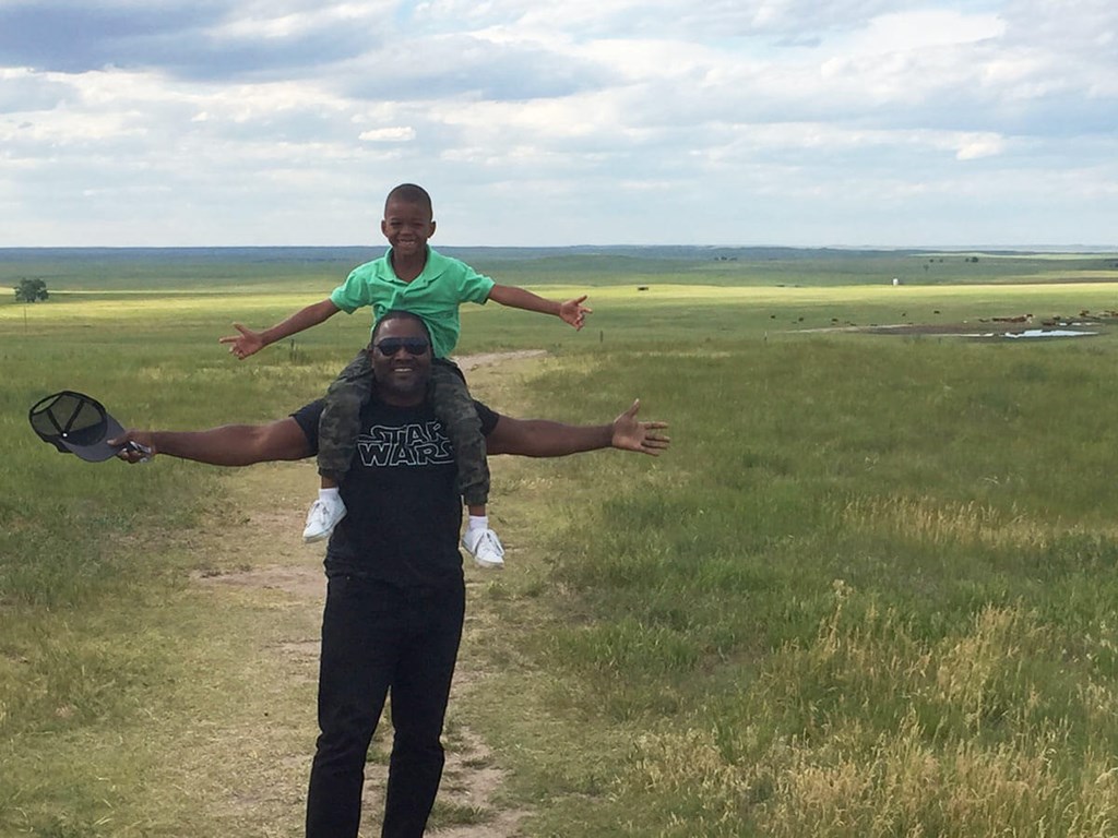 Dillon and Earl in South Dakota