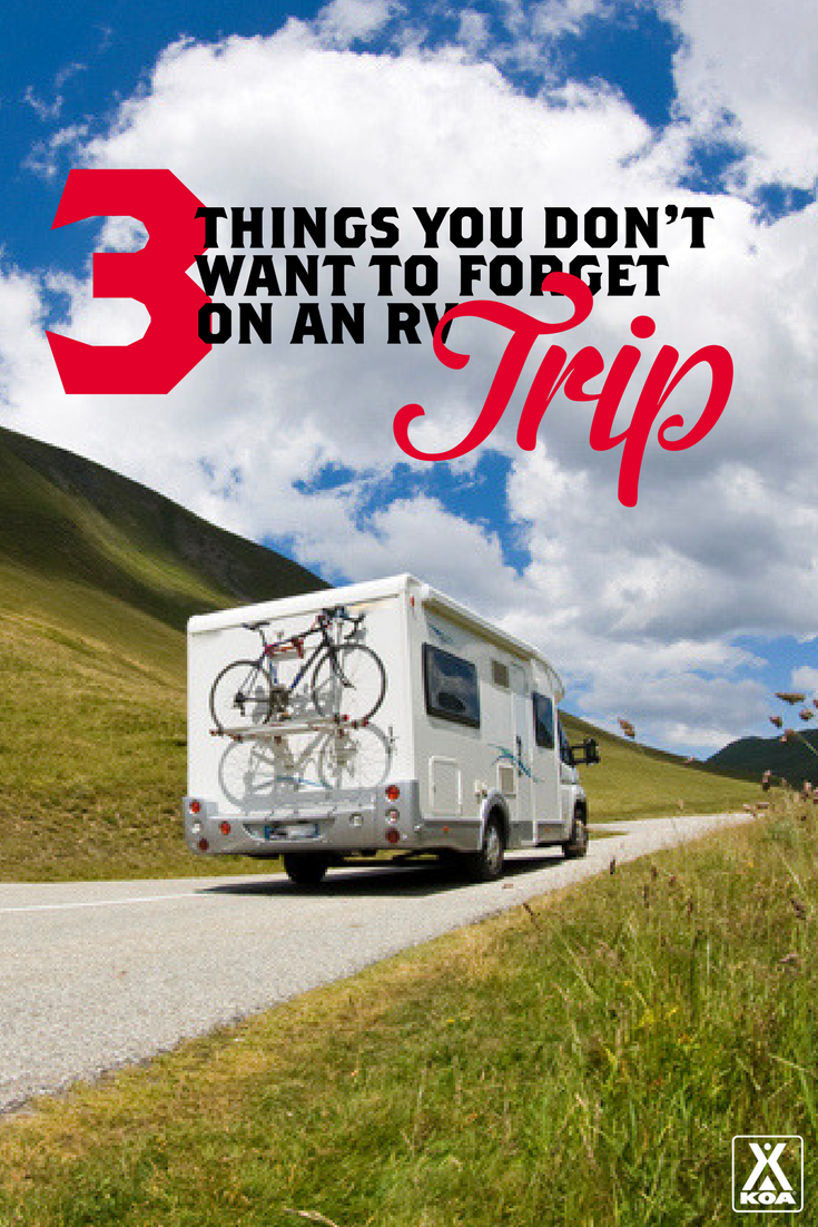 Don't forget these 3 items on your next RV trip!