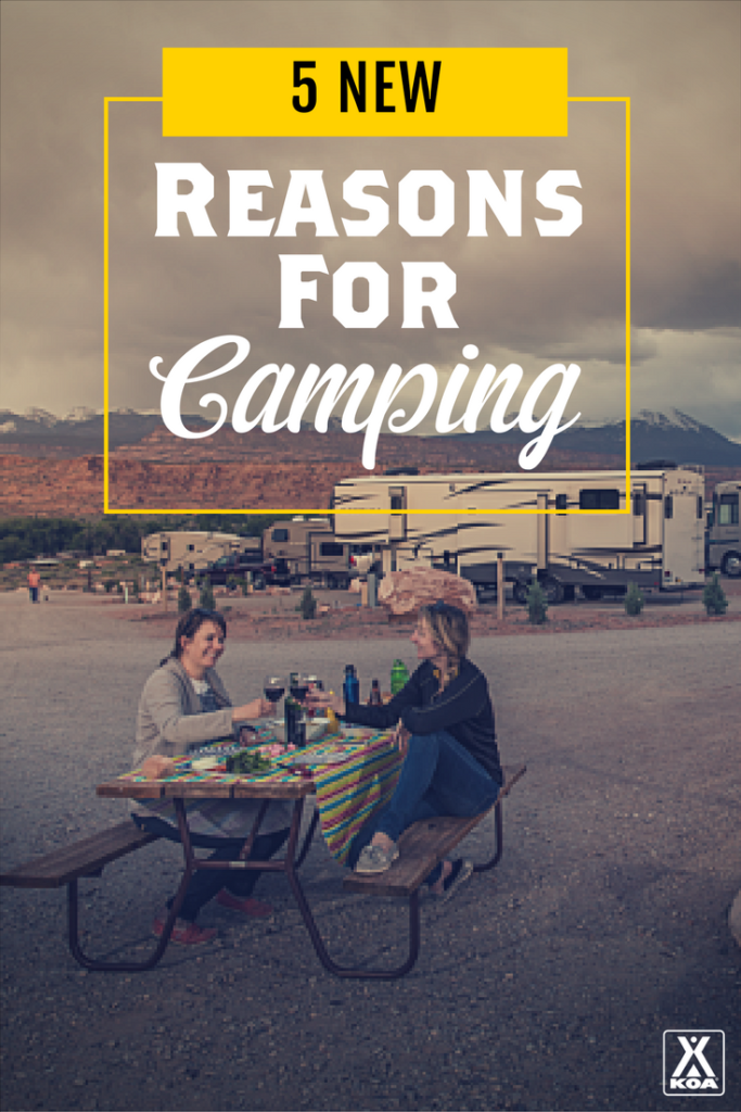 Explore 5 New Reasons For Camping - consider a new way to travel for your next special event!