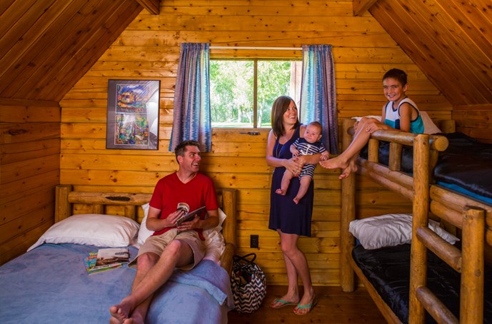 Family Cabin Camping at KOA