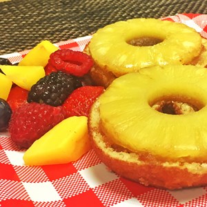 Pineapple Inside-Out Donuts Image