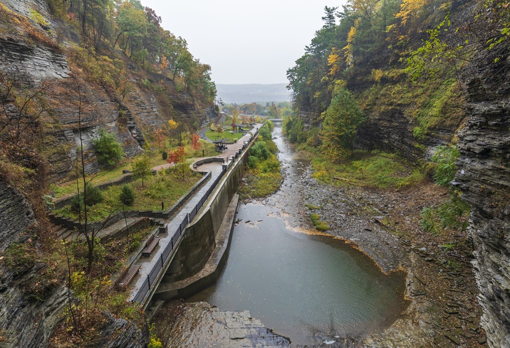 Watkins Glen State Park in fall