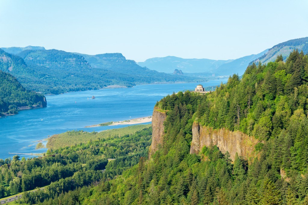 Columbia River Gorge View