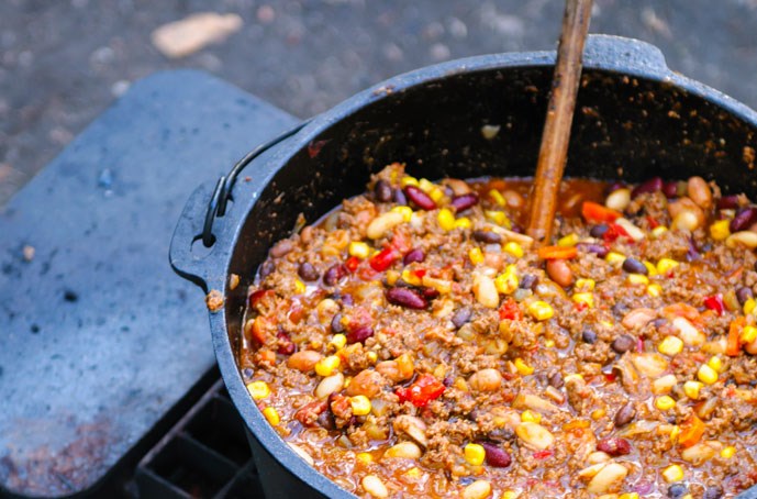 How To Make Campfire Chili Lasagna | KOA Camping Blog