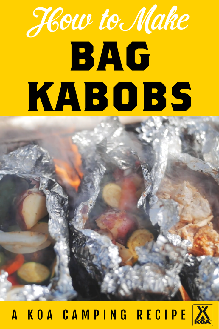 How to Make Bag Kabobs - a KOA camping recipe favorite!