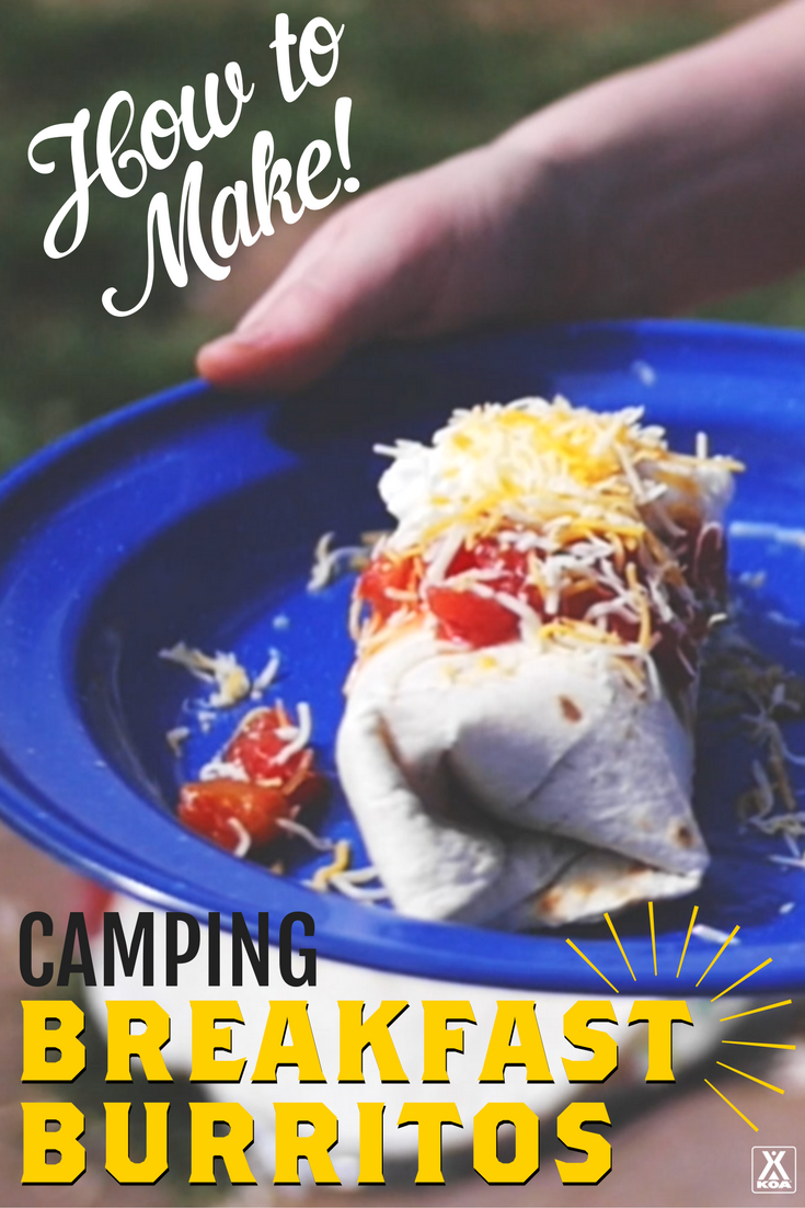 How to Make Camping Breakfast Burritos - With Video!