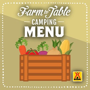 Farm to Table Weekend Camping Menu Image