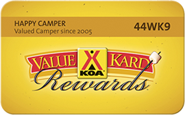 KOA Value Kard Rewards