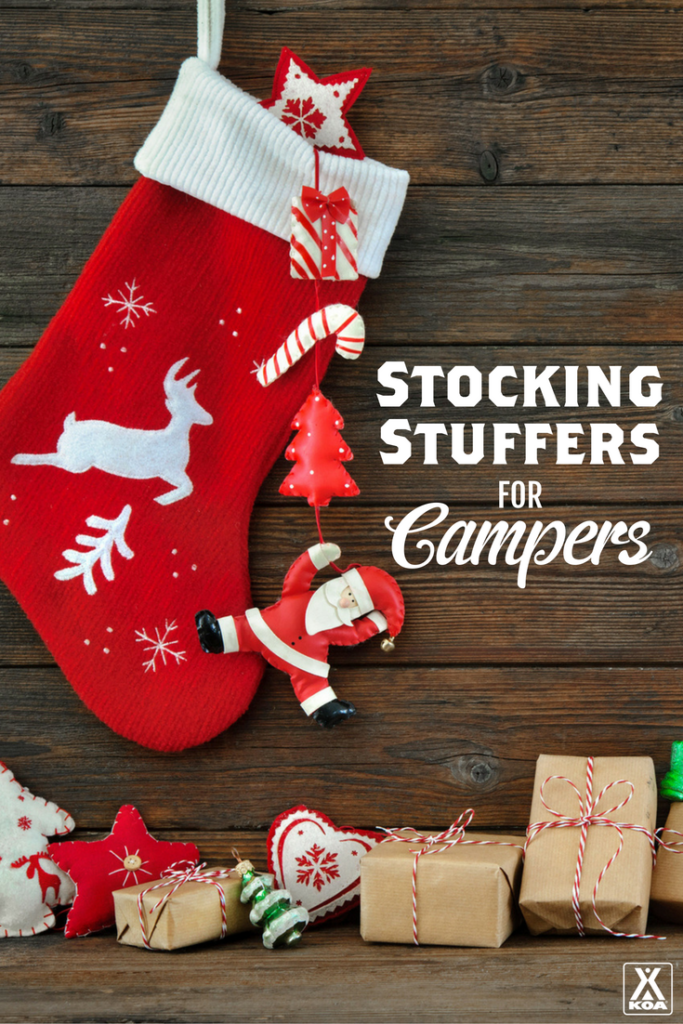 KOA's 2016 Stocking Stuffer Guide - find the perfect last minute gift for your favorite camper!