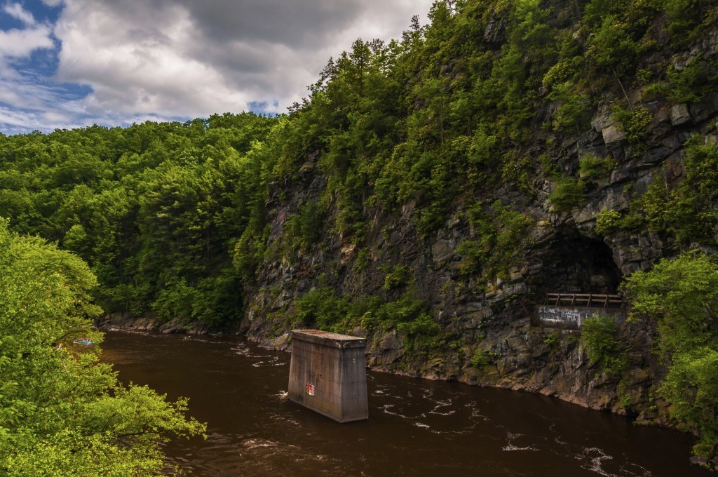 The Lehigh River Gorge, in the Pocono Mountains of Pennsylvania.