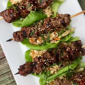 Miso Steak Wraps Image