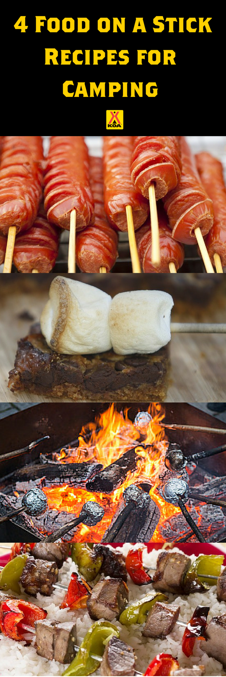 4 Camping Food On A Stick Recipes | KOA Camping Blog