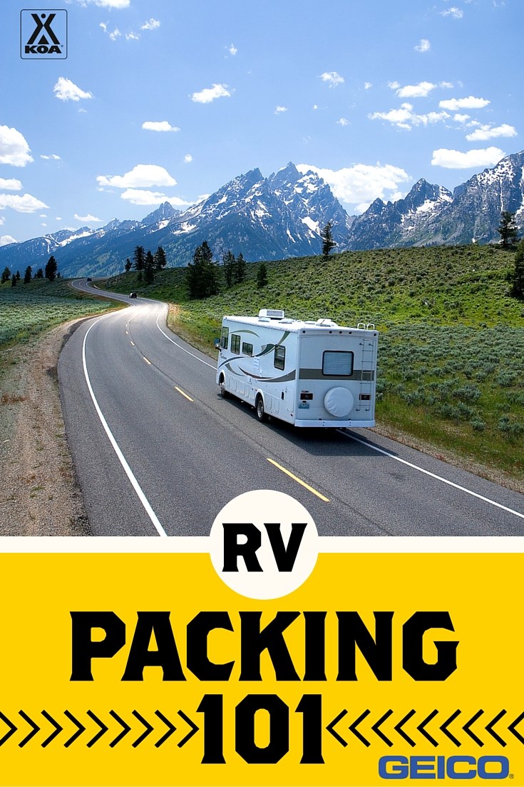 RV Packing 101 from GEICO and KOA
