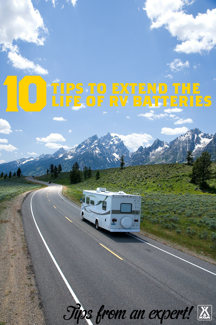 Read these tips from an RV expert to keep your RV batteries running as long as possible.