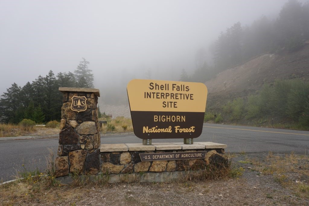 Shell Falls in the Bighorn Mountains