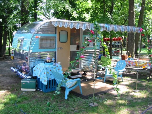 South Bend KOA Vintage Trailer Rally