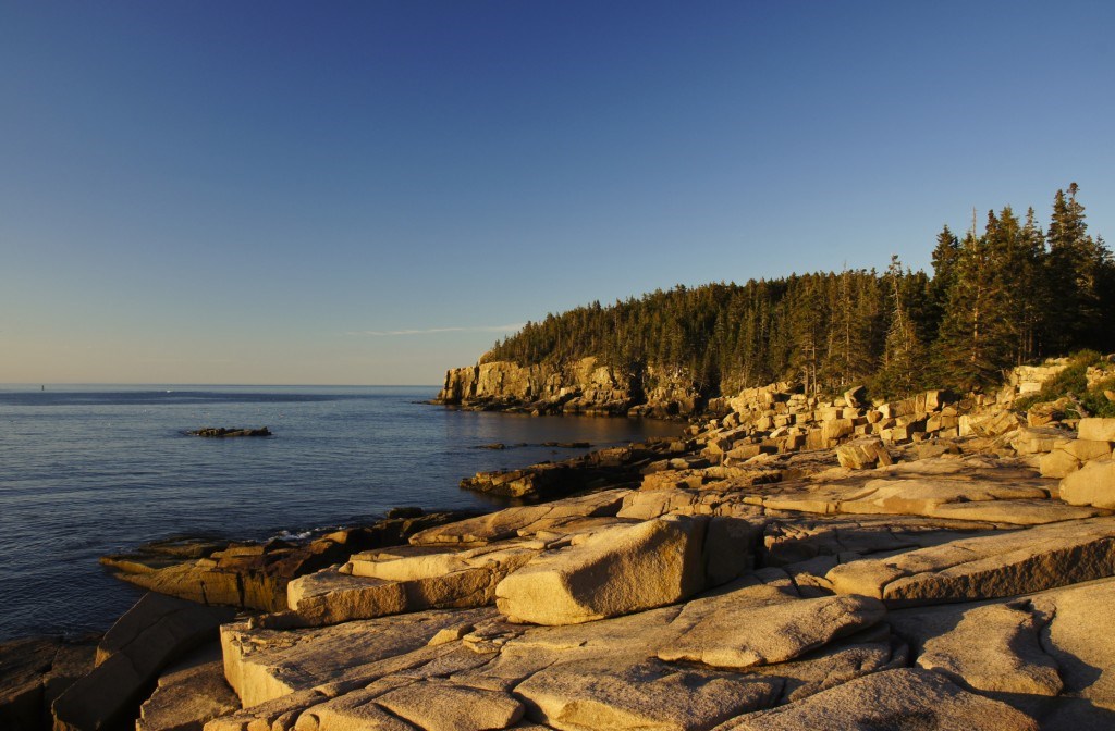 Dramatic Coast in Acadia National Park in Maine