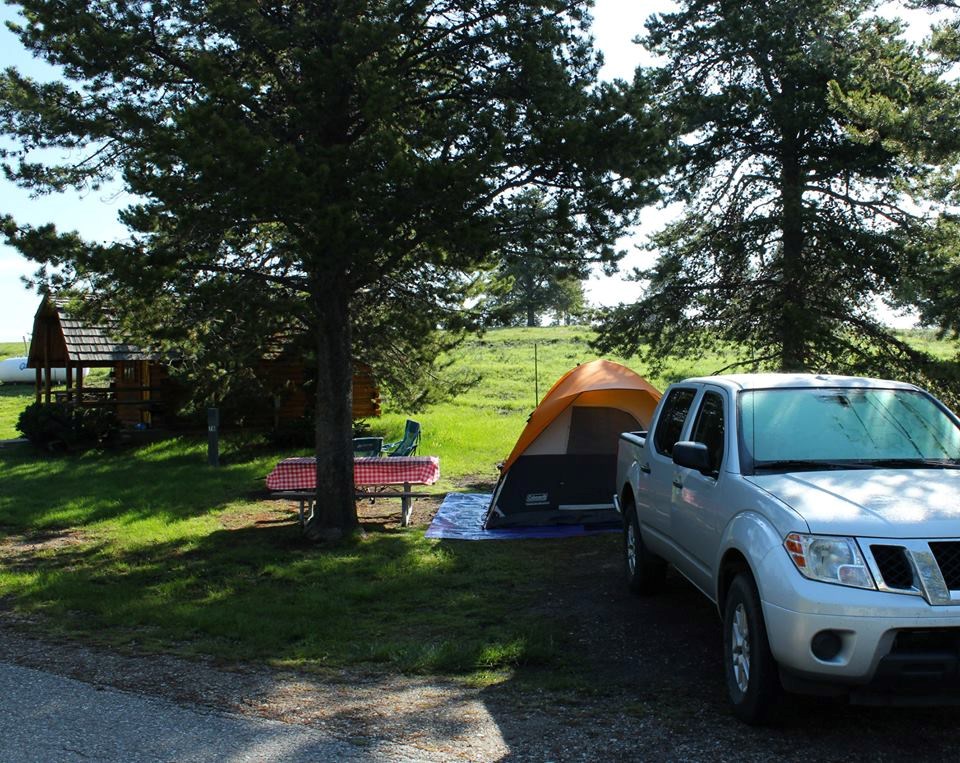 Yellowstone Park West Entrance KOA Tent Camping